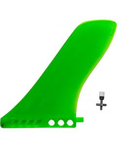 saruSURF 9" US box center Fin Safety Flex Soft replacement for longboard Race SUP Cruise Stand up Paddleboard River Air7 Fishing Skeg with FREE 'No-Tool' Screw GREEN